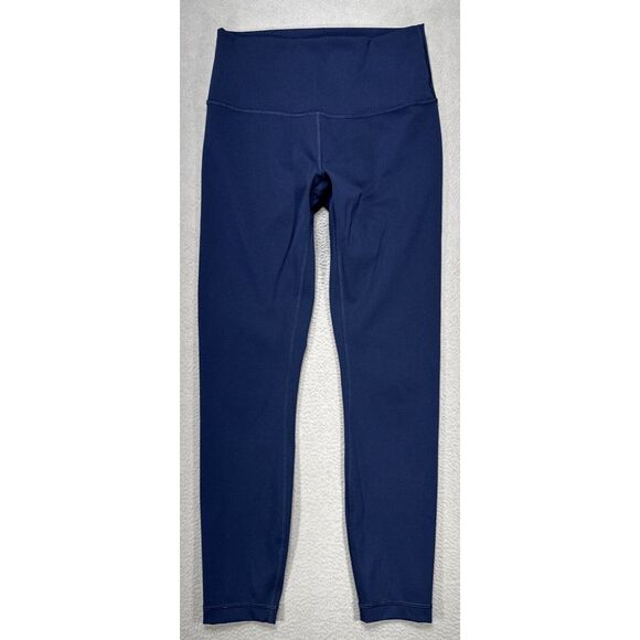 Lemon Pants - Lululemon Wunder Train High Rise Tight 24x25 Blue Leggings Crop‎ Athleisure Gym